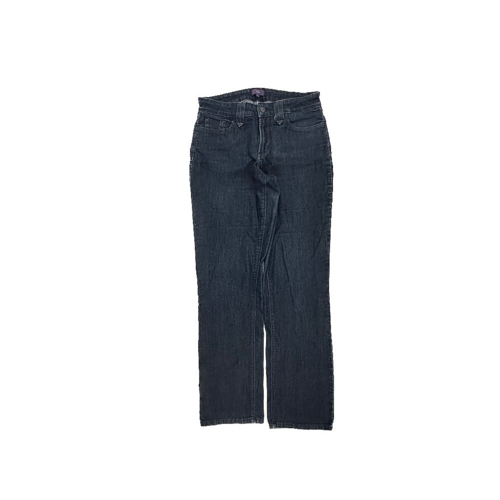 NYDJ Straight Women's size 8 Dark Wash Blue Denim Jeans